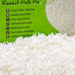 Rabbit Hole Hay Ultra Premium, Food Grade Paper Bedding for Small Pets, White, 2.5-cu ft slide 2 of 3