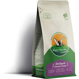 Rabbit Hole Hay Ultra Premium Hand-Packed Coarse Orchard Grass for Small Pets, 24-oz bag