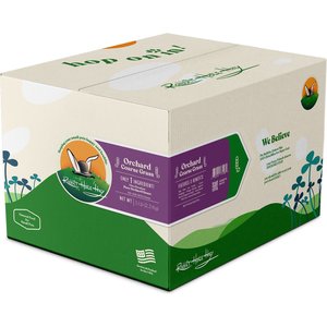 Rabbit Hole Hay Ultra Premium Hand-Packed Coarse Orchard Grass for Small Pets, 5-lb box