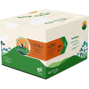 Rabbit Hole Hay Ultra Premium Hand-Packed Coarse Timothy Hay for Small Pets, 5-lb box