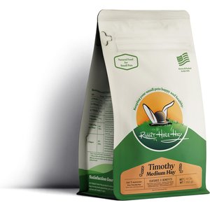 Rabbit Hole Hay Ultra Premium Hand-Packed Medium Timothy Hay for Small Pets, 4-oz bag