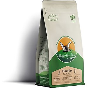 Rabbit Hole Hay Ultra Premium Hand-Packed Soft Timothy Hay for Small Pets, 24-oz bag