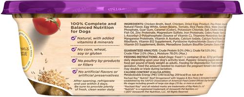 Show full view: Rachael Ray Nutrish Beef Stroganwoof Wet Dog Food, 8-oz tub, case of 8 slide 3 of 11