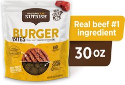 Rachael Ray Nutrish Burger Bites Beef & Bison Recipe Soft & Chewy Dog Treats, 30-oz bag slide 2 of 8