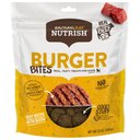 Rachael Ray Nutrish Burger Bites, Beef Burger with Bison Grain-Free Dog Treats, 12-oz bag