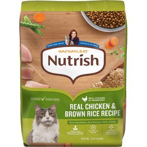 Rachael Ray Nutrish Chicken & Brown Rice Recipe Dry Cat Food, 14-lb bag