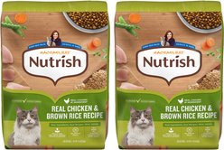 Rachael Ray Nutrish Chicken & Brown Rice Recipe Dry Cat Food, 28-lb bundle