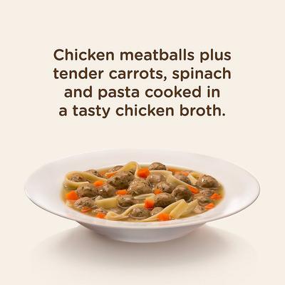 Show full view: Rachael Ray Nutrish Chicken Muttballs with Pasta Wet Dog Food, 8-oz tray, bundle of 16  slide 4 of 10