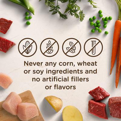 Show full view: Rachael Ray Nutrish Chicken & Veggies Recipe Dry Food + Hearty Recipes Wet Dog Food slide 9 of 10