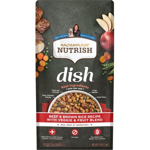 Nutrish Dish Beef & Brown Rice Recipe with Veggies, Fruit & Chicken Dry Dog Food, 3.75-lb bag (Rachael Ray)