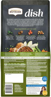 Show full view: Nutrish Dish Chicken & Brown Rice Recipe with Veggie & Fruit Blend Dry Dog Food, 3.75-lb bag (Rachael Ray) slide 3 of 11