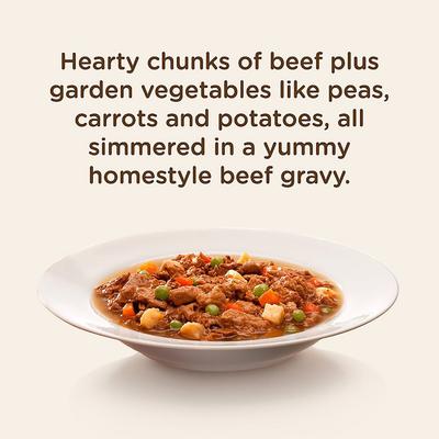 Show full view: Rachael Ray Nutrish Hearty Beef Stew Grain-Free Wet Dog Food, 8-oz tray, bundle of 16  slide 4 of 10