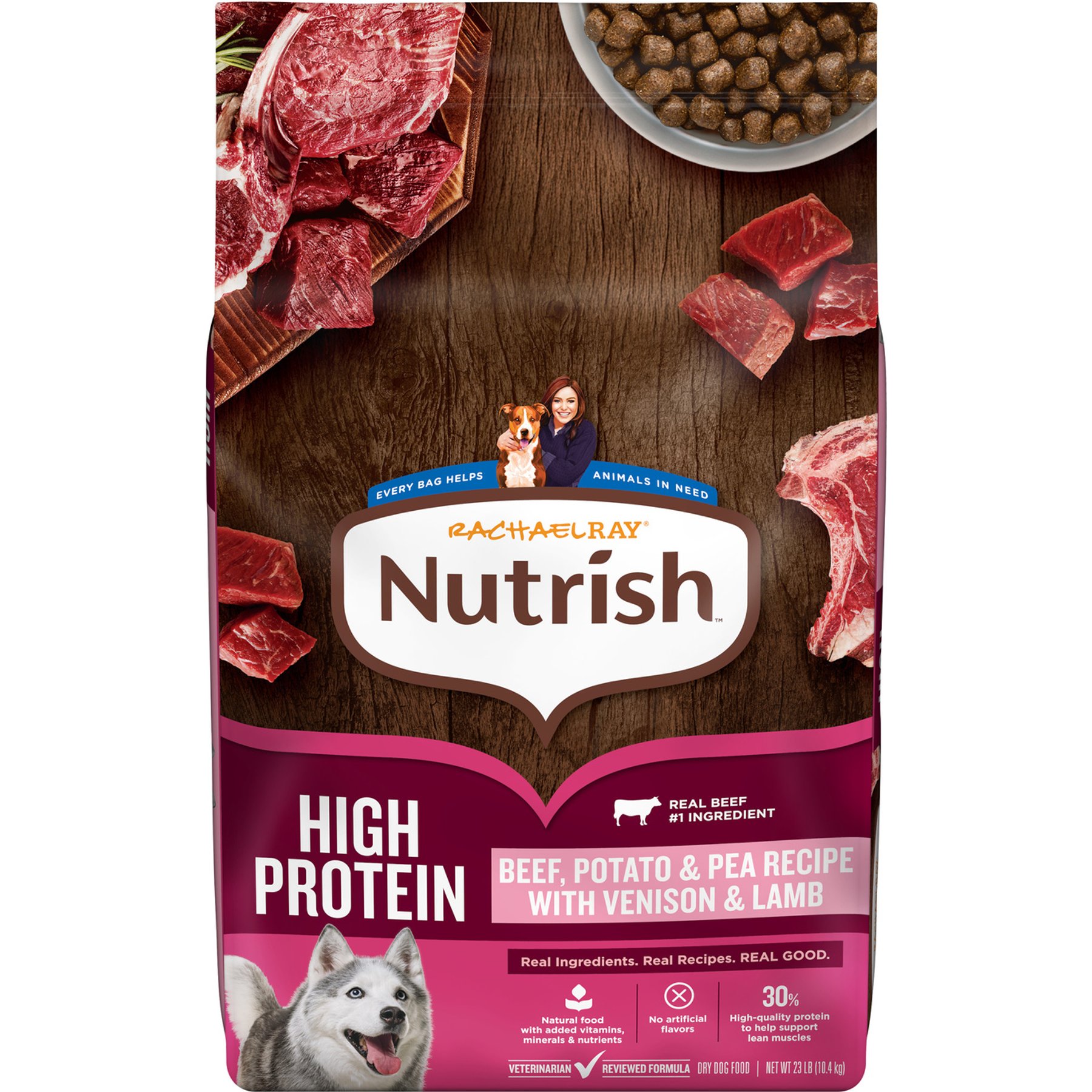 Rachael Ray Nutrish High Protein Adult Dry Dog Food, 46-lb bundle