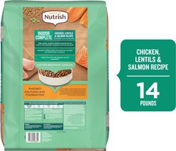 Rachael Ray Nutrish Indoor Complete Chicken, Lentils & Salmon Recipe Dry Cat Food, 14-lb bag slide 2 of 9