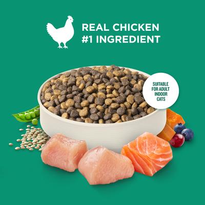 Show full view: Rachael Ray Nutrish Indoor Complete Chicken, Lentils & Salmon Recipe Dry Cat Food, 14-lb bag slide 5 of 13
