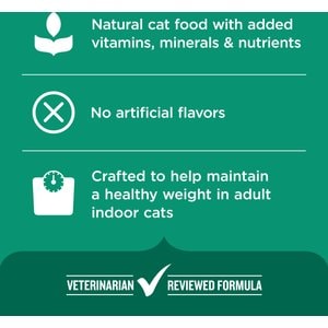 Rachael Ray Nutrish Indoor Complete Chicken, Lentils & Salmon Recipe Dry Cat Food, 3-lb bag