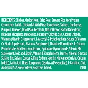Rachael Ray Nutrish Indoor Complete Chicken, Lentils & Salmon Recipe Dry Cat Food, 3-lb bag