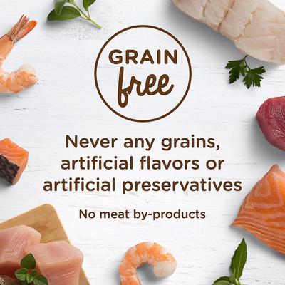 Show full view: Rachael Ray Nutrish Ocean Fish-A-Licious Grain-Free Wet Cat Food, 2.8-oz, case of 12 slide 6 of 11