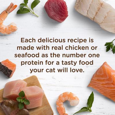 Show full view: Rachael Ray Nutrish Paw Lickin' Chicken & Liver Recipe Grain-Free Wet Cat Food, 2.8-oz, case of 24 slide 5 of 10