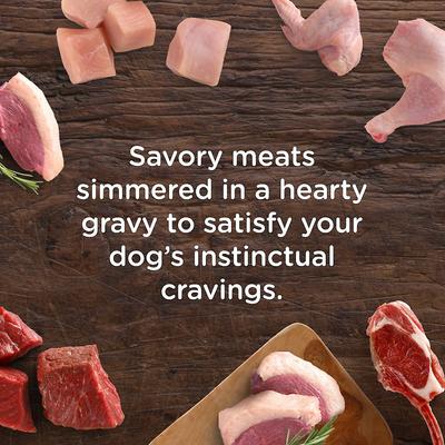 Show full view: Rachael Ray Nutrish PEAK Grain-Free Adventure Variety Pack Wet Dog Food, 3.5-oz tray, bundle of 18  slide 5 of 11