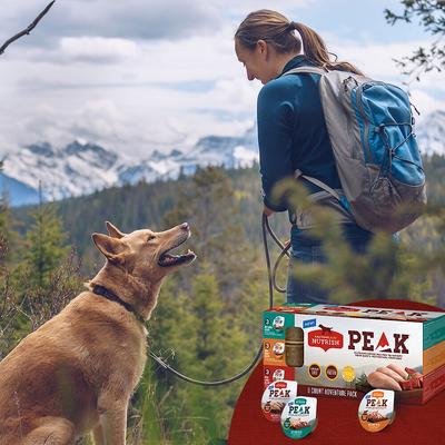 Show full view: Rachael Ray Nutrish PEAK Grain-Free Adventure Variety Pack Wet Dog Food, 3.5-oz, case of 9 slide 8 of 12