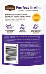 Rachael Ray Nutrish Purrfect Broths Grain-Free Creamy Chicken Bisque Recipe Cat Food Topper, 1.4-oz pouch, case of 24 slide 2 of 7