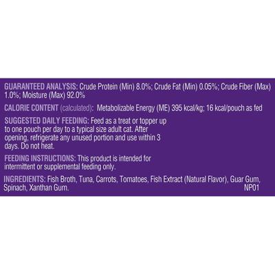 Show full view: Rachael Ray Nutrish Purrfect Broths Grain-Free Tasty Tuna Recipe Cat Food Topper, 1.4-oz pouch, case of 24 slide 7 of 10