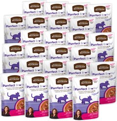 Rachael Ray Nutrish Purrfect Broths Lickable Complements Tasty Tuna Recipe Wet Cat Food Topper, 1.4-oz pouch, case of 24