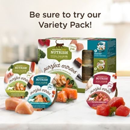 Rachael Ray Nutrish Purrfect Entrees Grain-Free Cravin' Chicken Dinner with White Meat Chicken & Veggies in Real Gravy Wet Cat Food