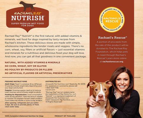 Show full view: Rachael Ray Nutrish Real Chicken & Veggies Recipe Dry Dog Food + Variety Pack Wet Food slide 7 of 9