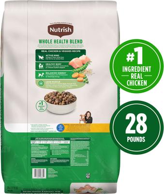 Show full view: Rachael Ray Nutrish Real Chicken & Veggies Recipe Dry Food + Real Chicken & Apple Canned Dog Food slide 4 of 9
