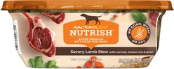 Rachael Ray Nutrish Savory Lamb Stew Wet Dog Food, 8-oz tub, case of 8