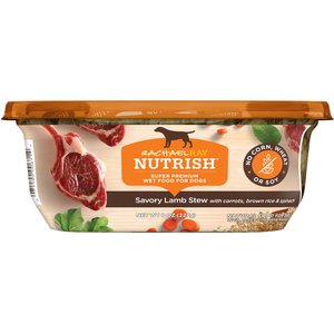 Rachael Ray Nutrish Savory Lamb Stew Wet Dog Food, 8-oz tub, case of 8