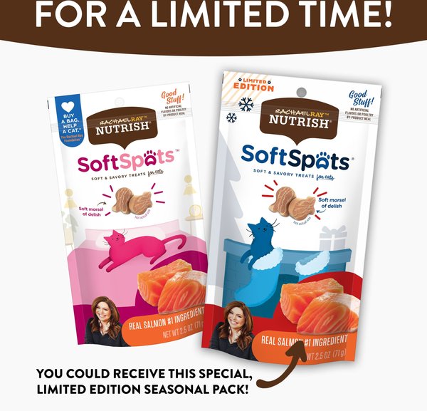 Rachael Ray Nutrish Soft Spots Salmon Cat Treats
