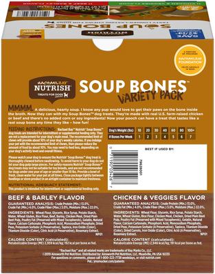 Show full view: Rachael Ray Nutrish Soup Bones Long Lasting Chews Variety Pack Dog Treats, 22 Count slide 3 of 13