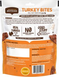 Rachael Ray Nutrish Turkey Bites Hickory Smoke Bacon Recipe Grain-Free Dog Treats, 5-oz bag slide 2 of 5
