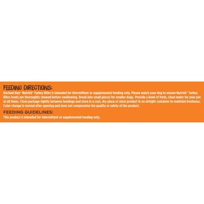 Show full view: Rachael Ray Nutrish Turkey Bites Hickory Smoke Bacon Recipe Grain-Free Dog Treats, 5-oz bag slide 5 of 9
