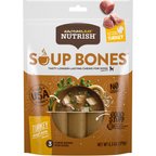 Rachael Ray Nutrish Turkey & Rice Flavor Soup Bones Dog Treats, 6.3-oz bag