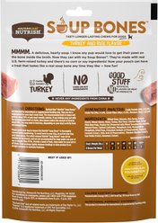 Rachael Ray Nutrish Turkey & Rice Flavor Soup Bones Dog Treats, 6.3-oz bag slide 2 of 7