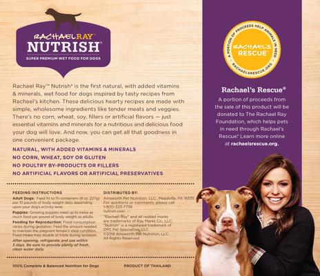 Show full view: Rachael Ray Nutrish Variety Pack + Hearty Recipes Variety Pack Wet Dog Food slide 7 of 10