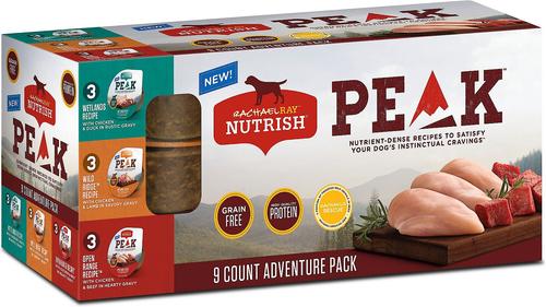 Show full view: Rachael Ray Nutrish Variety Pack + PEAK Grain-Free Adventure Variety Pack Wet Dog Food slide 6 of 10