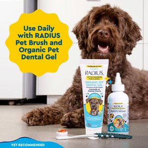 RADIUS Lush & Plush Dog & Cat Toothbrush
