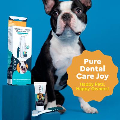 Show full view: RADIUS Organic Adult Dog Dental Solutions Kit  slide 9 of 11