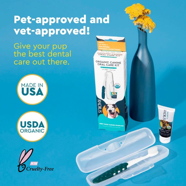 RADIUS Organic Adult Dog Dental Solutions Kit