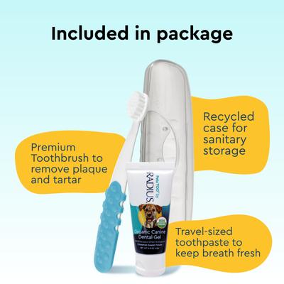 Show full view: RADIUS Organic Puppy Dog Dental Solutions Kit slide 6 of 10