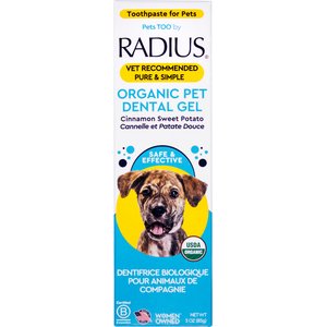 RADIUS USDA Organic Dog Toothpaste, 3-oz bottle