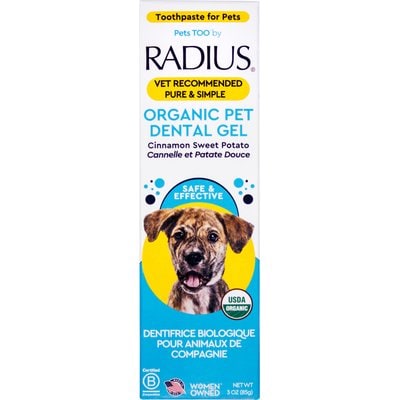 RADIUS RADIUS USDA Organic Dog Toothpaste, 3-oz bottle