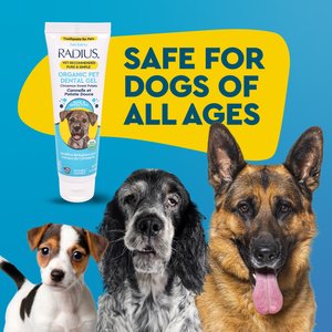 RADIUS USDA Organic Dog Toothpaste, 3-oz bottle