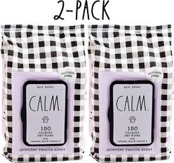 Rae Dunn CALM. Calming Dog Wipes, 150 count, 2 pack