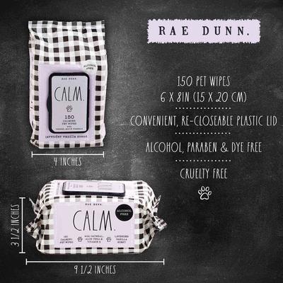 Show full view: Rae Dunn CALM. Calming Dog Wipes, 150 count, 2 pack slide 5 of 8